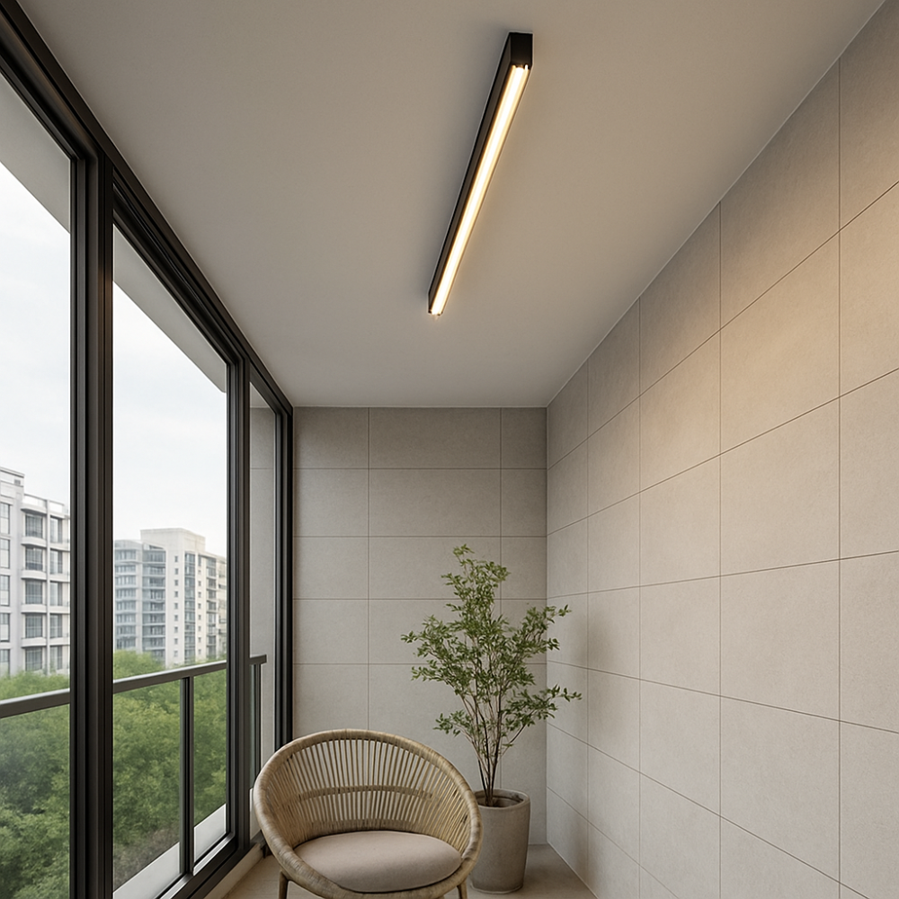 Slim LED Ceiling Light | Adjustable Brightness for Bedrooms, Kitchens, and Hallways