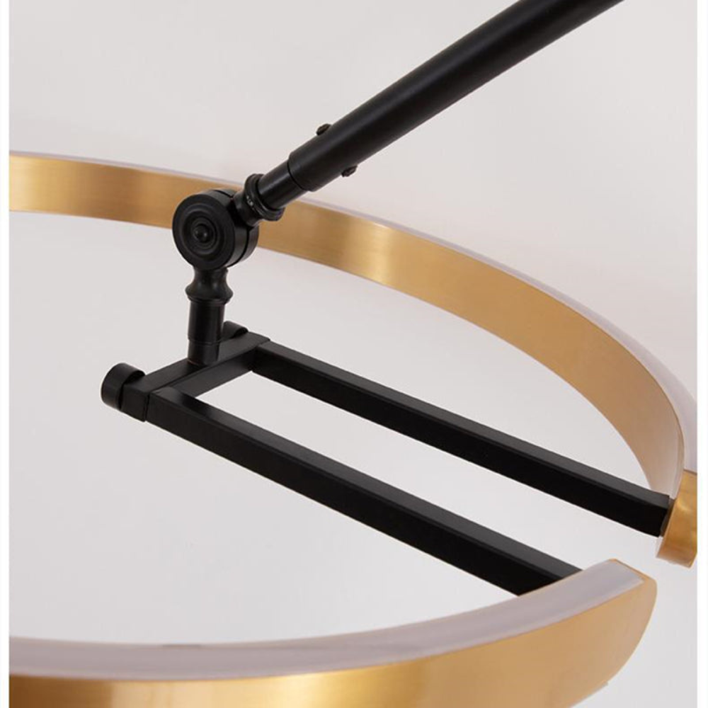 LED Angler Style Floor Lamp | Modern Adjustable Standing Light