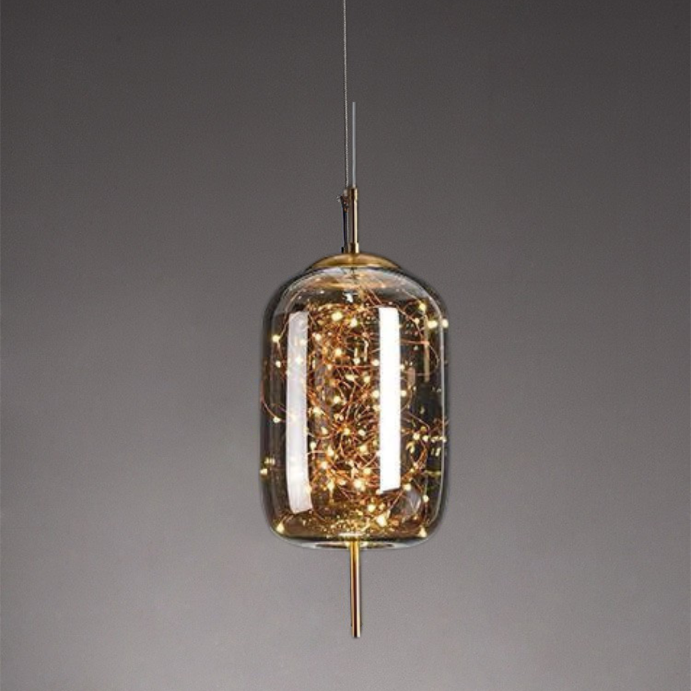 Pendant Light | Transparent Cylinder Fixture