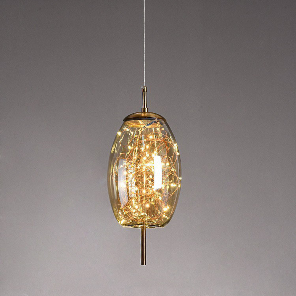 Pendant Light | Transparent Cylinder Fixture
