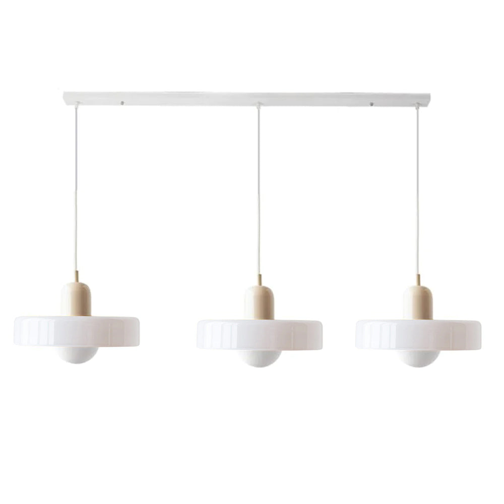Modern Pendant Light | Triple Glass Ceiling Fixture