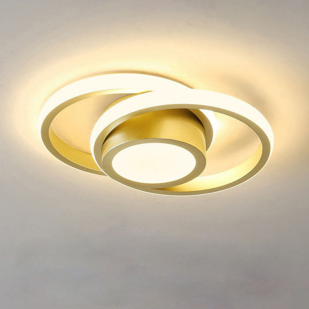 Modern Minimalist Halo Ceiling Light | Soft LED Flush Mount for Elegant Interiors