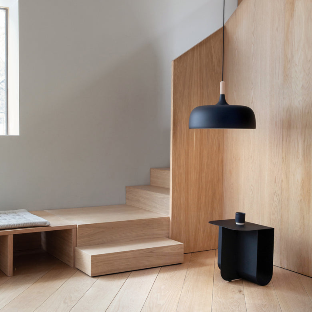 Living Room Black Pendant Light | Modern Nordic Design