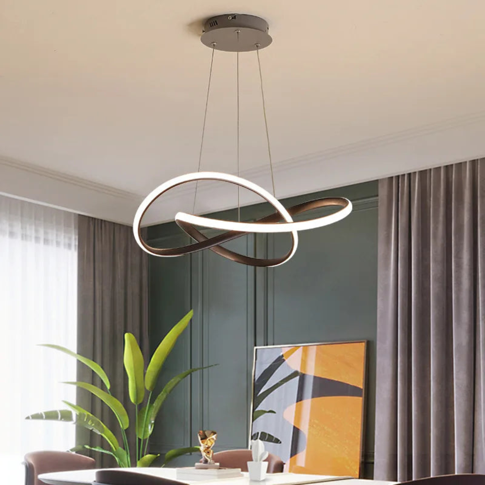 Modern Clover Pendant Light | Dining Room Hanging Fixture with Scandinavian Design