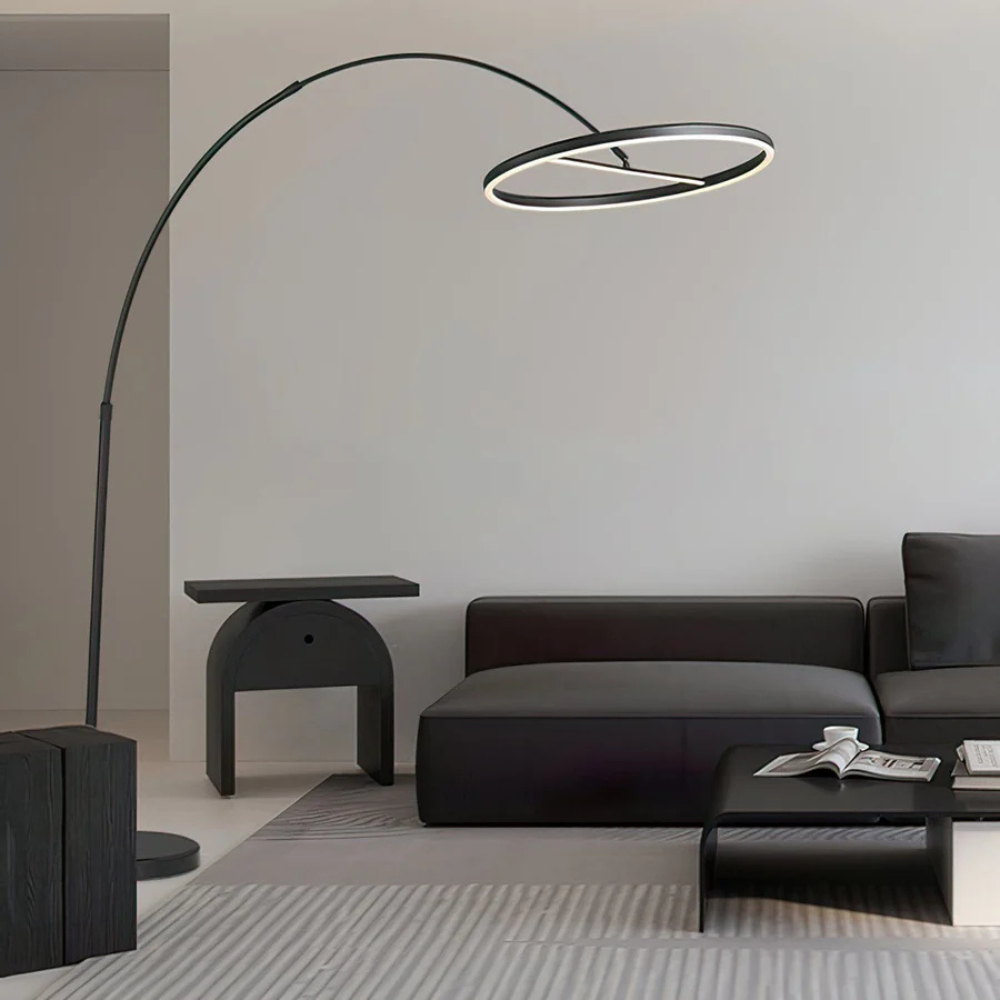 LED Angler Style Floor Lamp | Modern Adjustable Standing Light