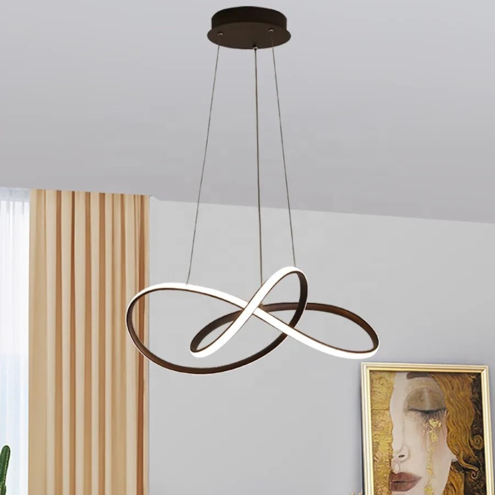 Modern Clover Pendant Light | Dining Room Hanging Fixture with Scandinavian Design