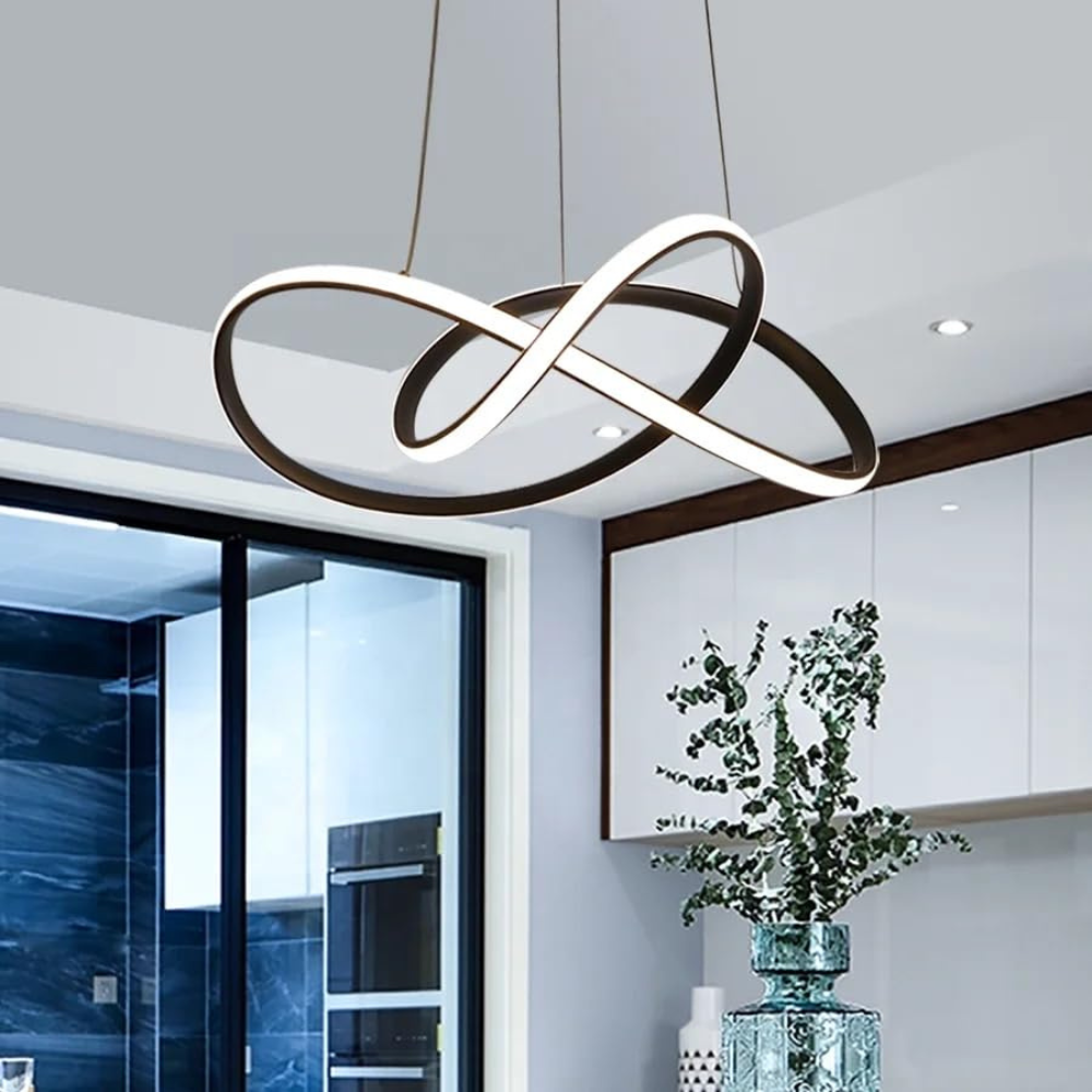 Modern Clover Pendant Light | Dining Room Hanging Fixture with Scandinavian Design