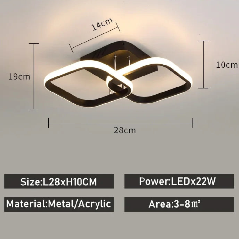 LED Ceiling Light | Modern Fixture for Entryways and Hallways