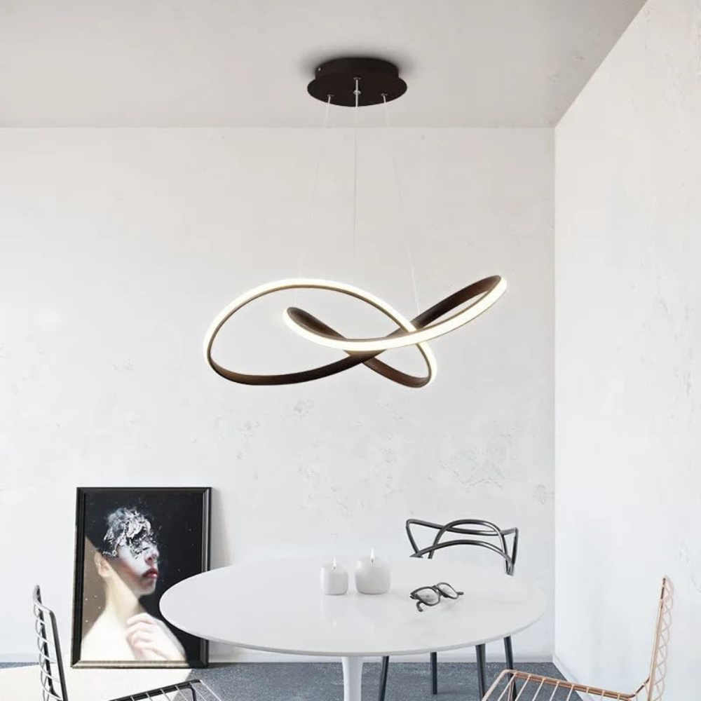 Modern Clover Pendant Light | Dining Room Hanging Fixture with Scandinavian Design