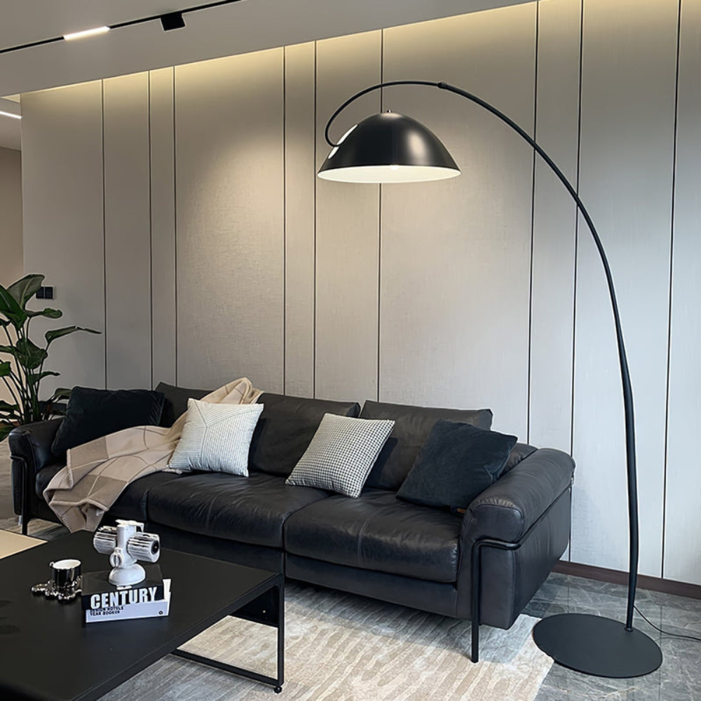 Elegant Curved Floor Lamp | Modern Arched Standing Light