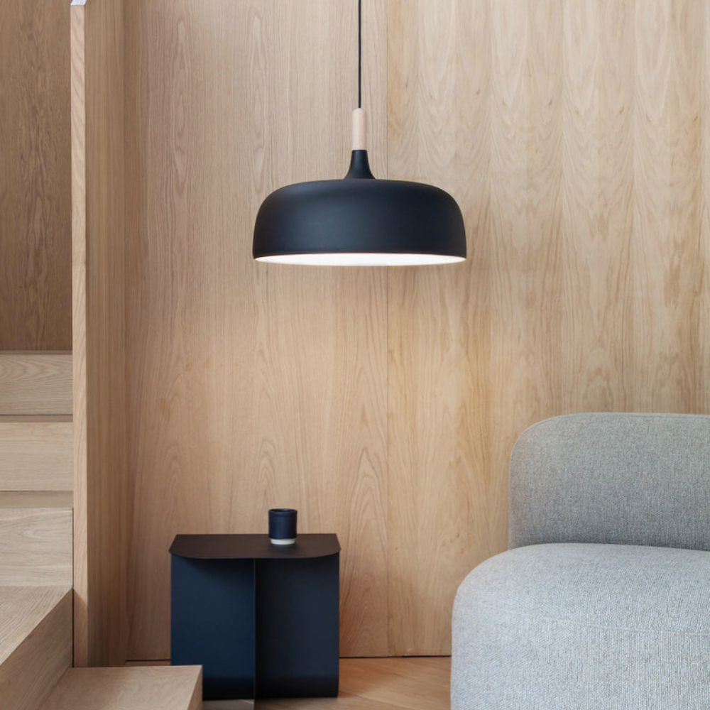 Living Room Black Pendant Light | Modern Nordic Design