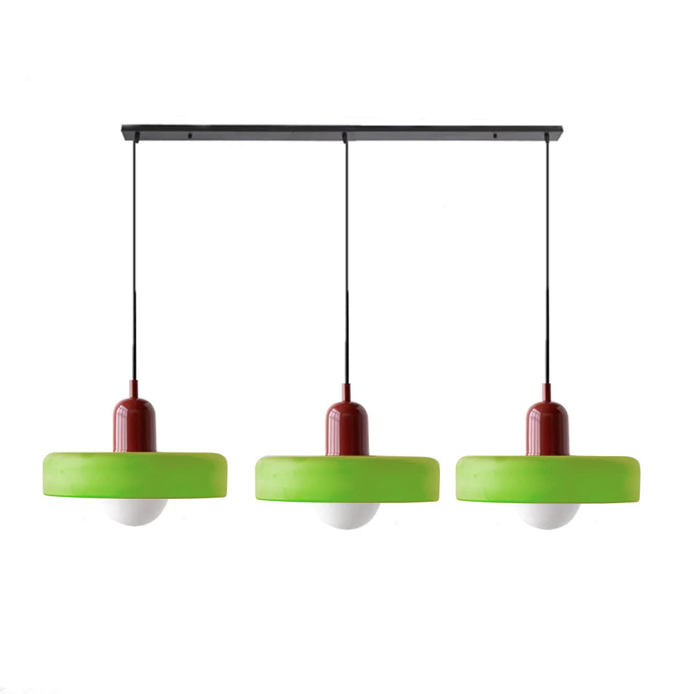 Modern Pendant Light | Triple Glass Ceiling Fixture
