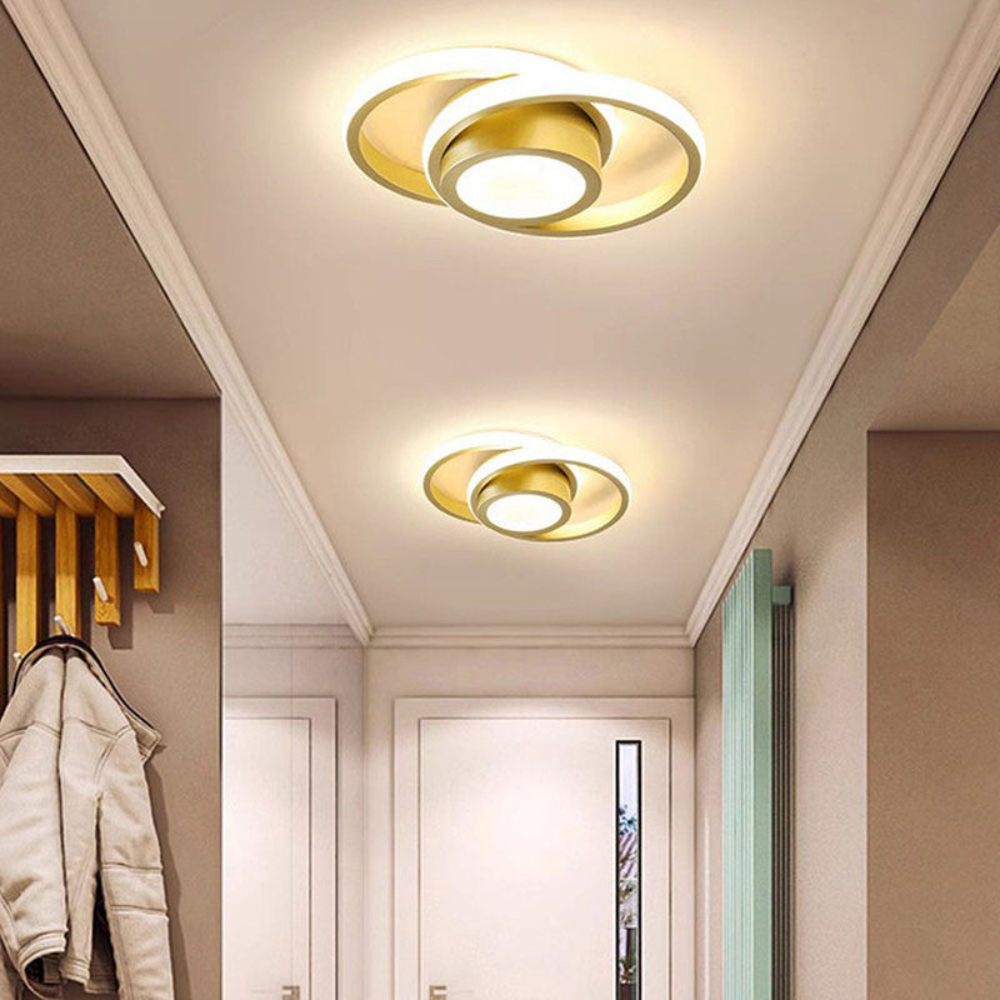 Modern Minimalist Halo Ceiling Light | Soft LED Flush Mount for Elegant Interiors