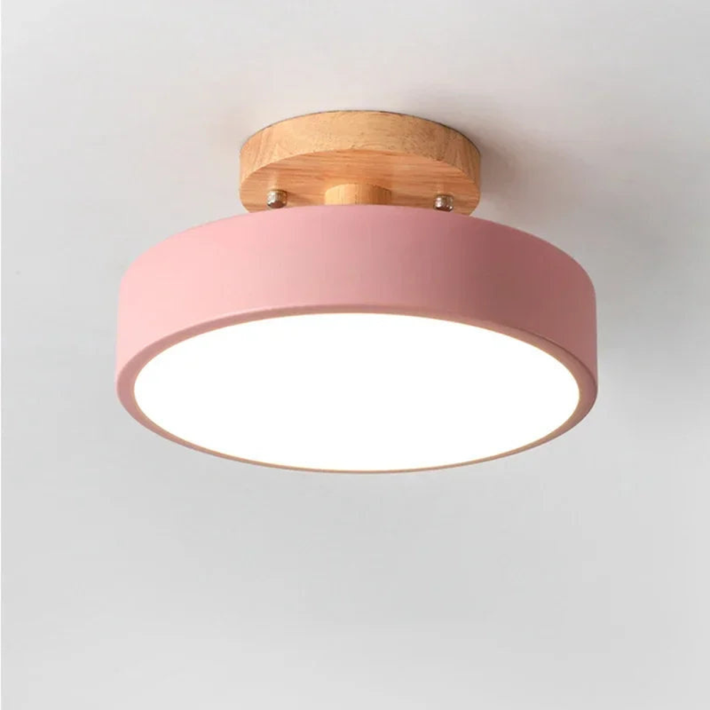 Round Ceiling Light | Nordic Style Fixture for Entryways, Dining Areas, and Bathrooms