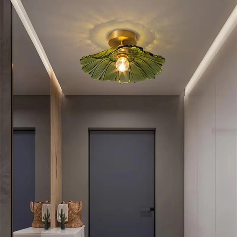Vintage Pendant Light | Floral Hanging Fixture for Living Room, Bedroom, Dining Area