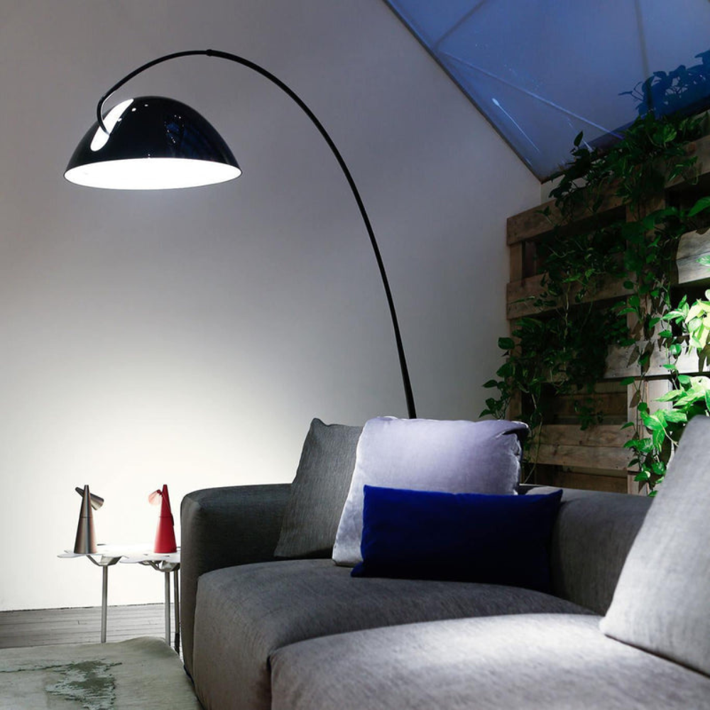 Elegant Curved Floor Lamp | Modern Arched Standing Light