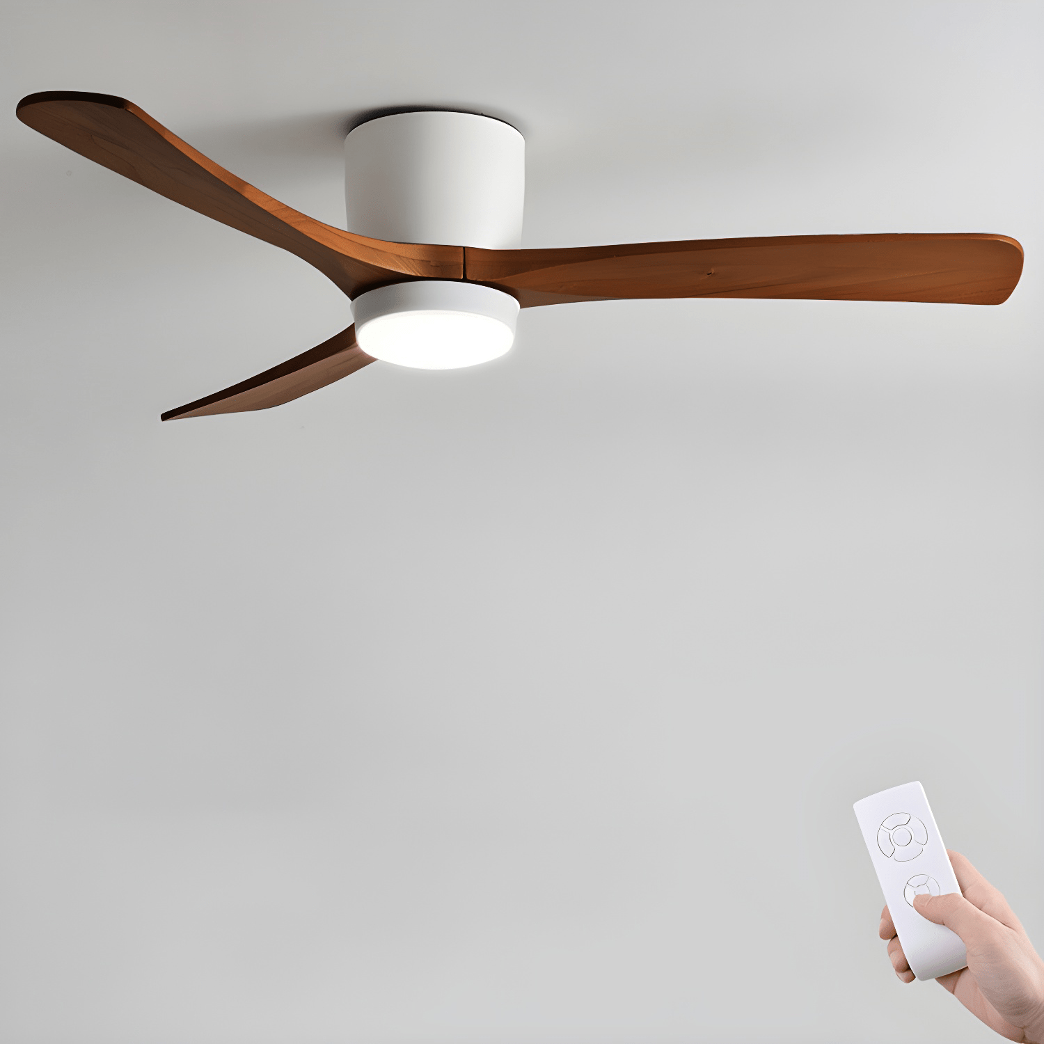 Ceiling Fan with LED Light | Remote Control Fixture