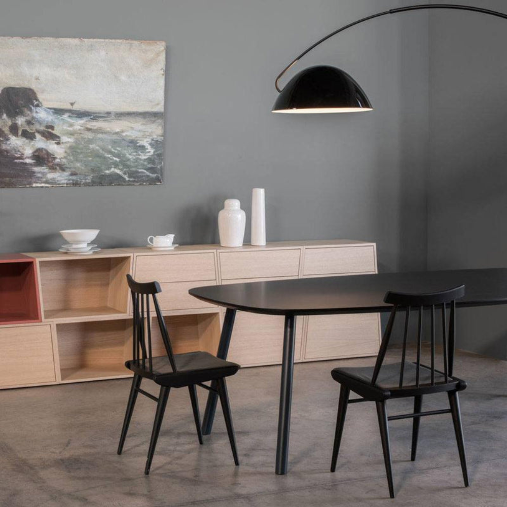 Elegant Curved Floor Lamp | Modern Arched Standing Light