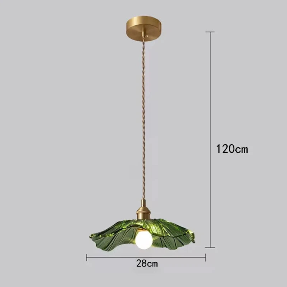 Vintage Pendant Light | Floral Hanging Fixture for Living Room, Bedroom, Dining Area