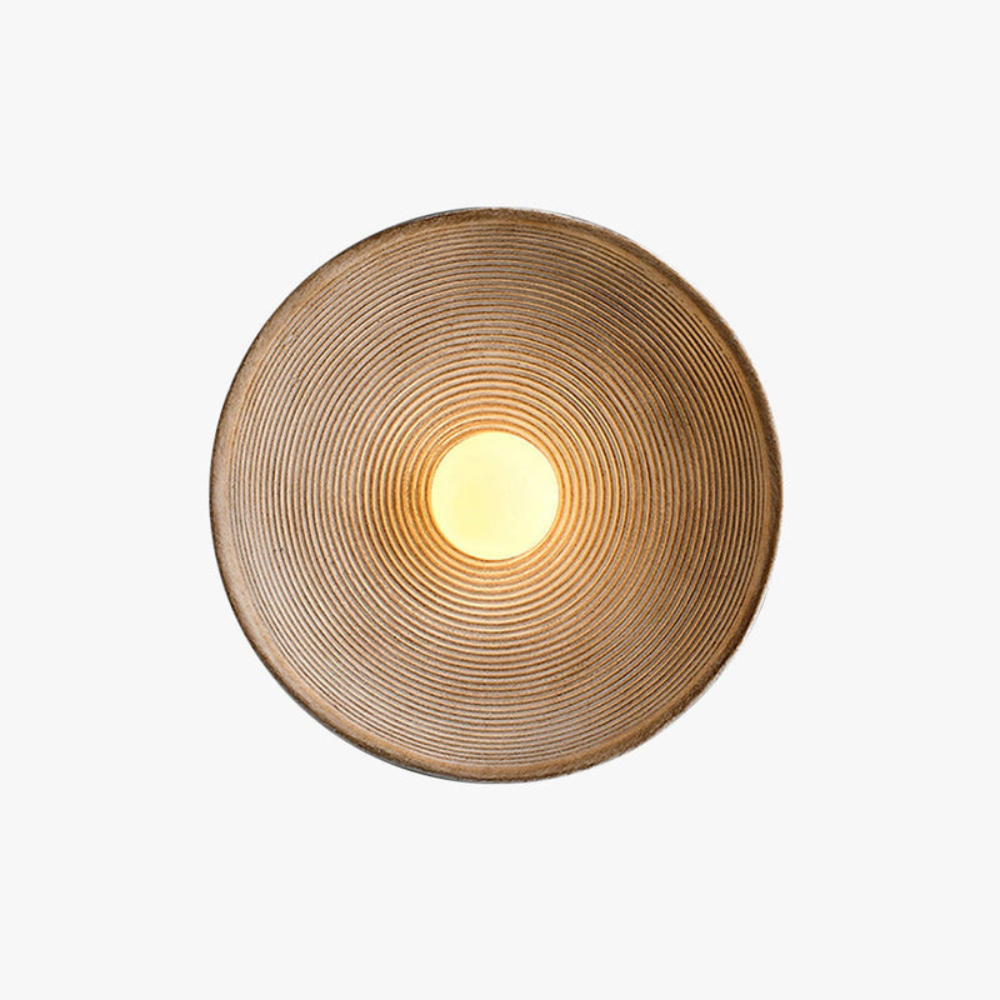 Modern Round Wall Lamp | Minimalist Indoor Light Fixture for Bedroom or Living Room