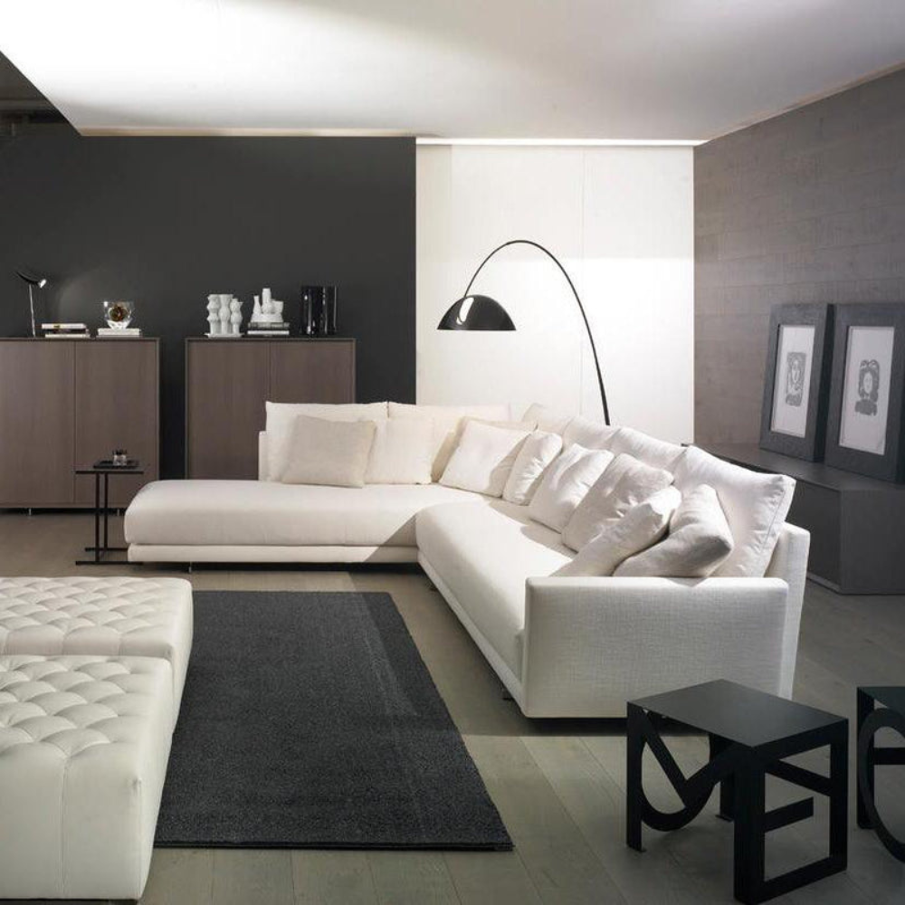 Elegant Curved Floor Lamp | Modern Arched Standing Light