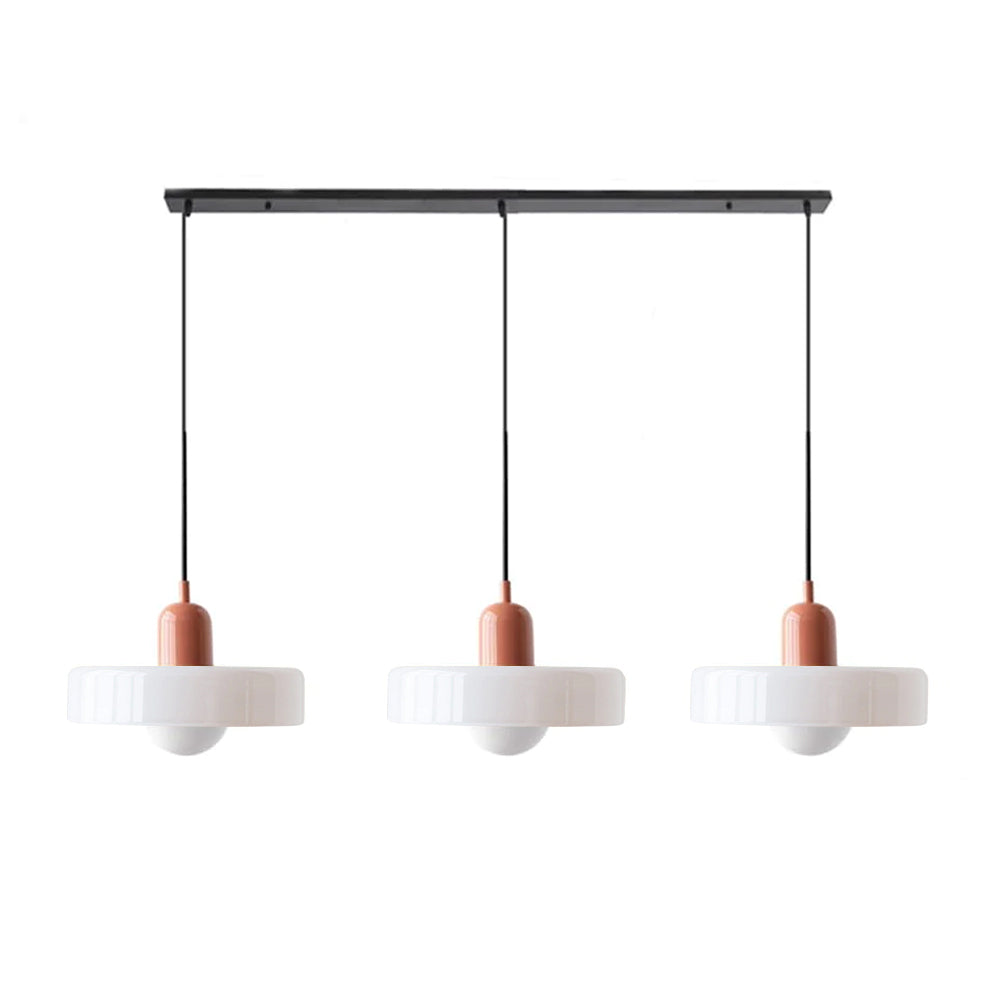 Modern Pendant Light | Triple Glass Ceiling Fixture