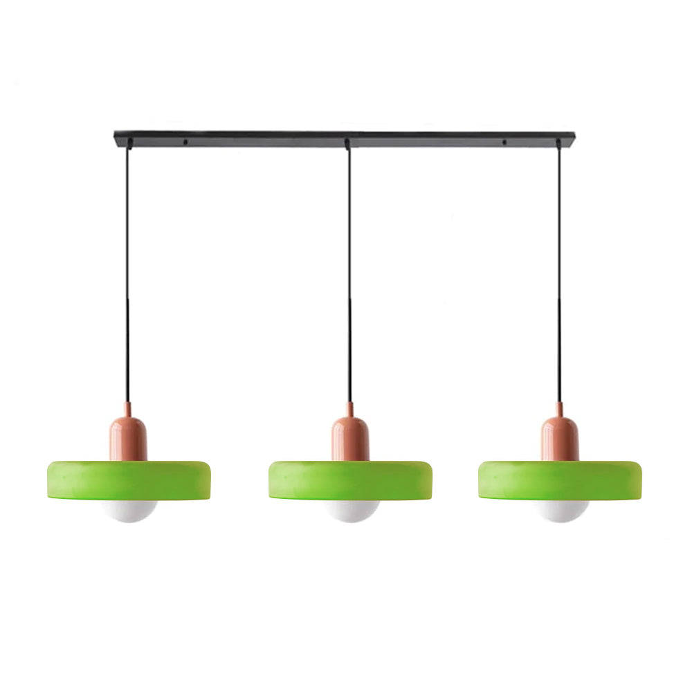 Modern Pendant Light | Triple Glass Ceiling Fixture