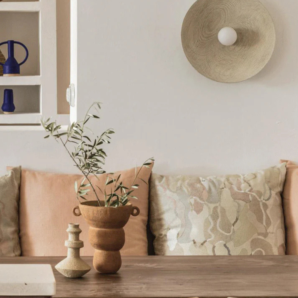 Modern Round Wall Lamp | Minimalist Indoor Light Fixture for Bedroom or Living Room