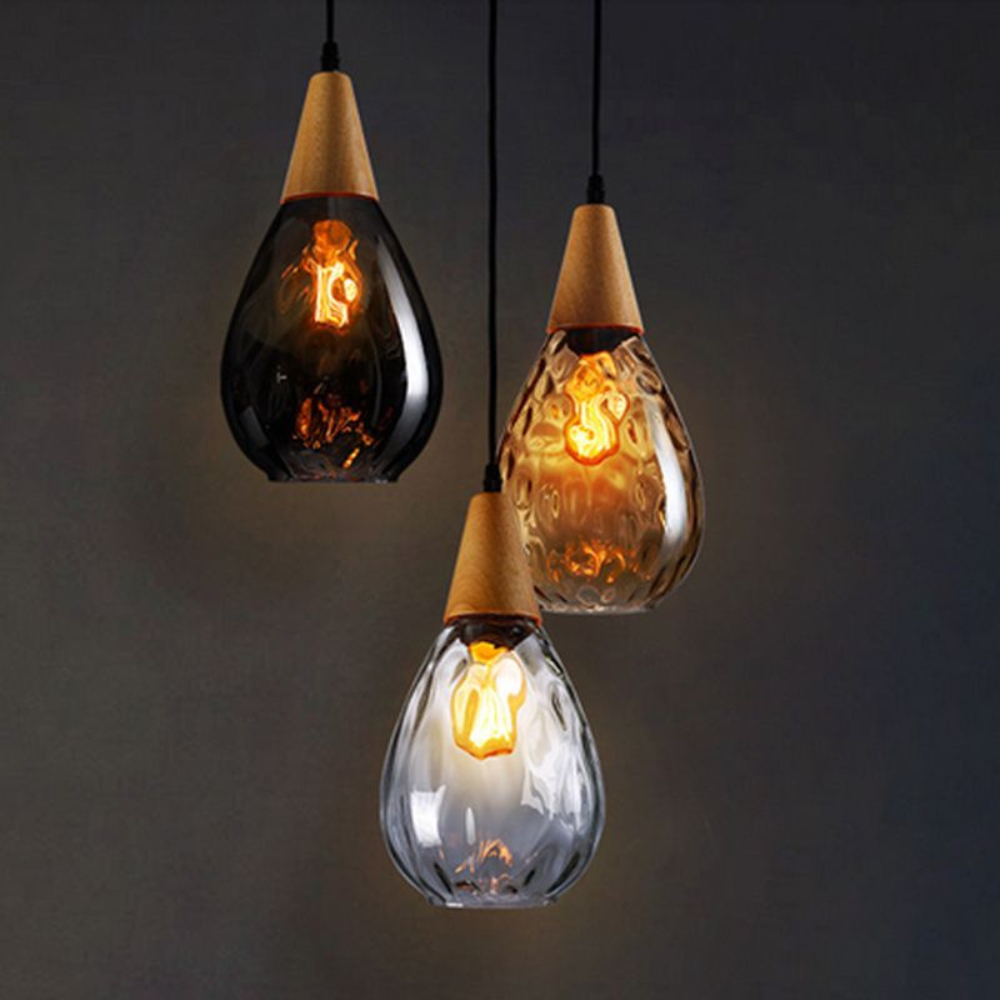 Vintage Teardrop Pendant Light | Classic Hanging Fixture for Dining Rooms and Kitchens