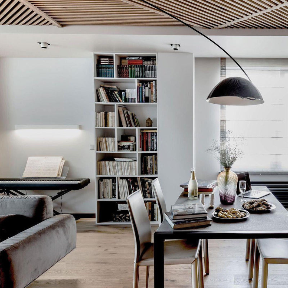 Elegant Curved Floor Lamp | Modern Arched Standing Light