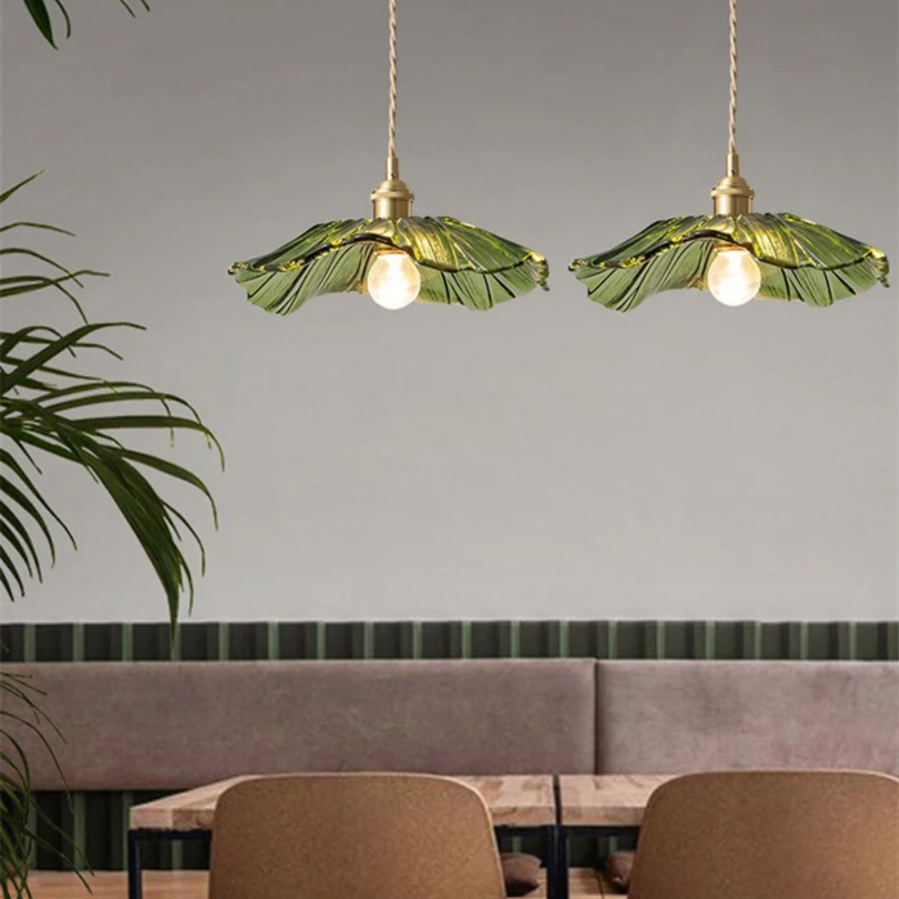 Vintage Pendant Light | Floral Hanging Fixture for Living Room, Bedroom, Dining Area