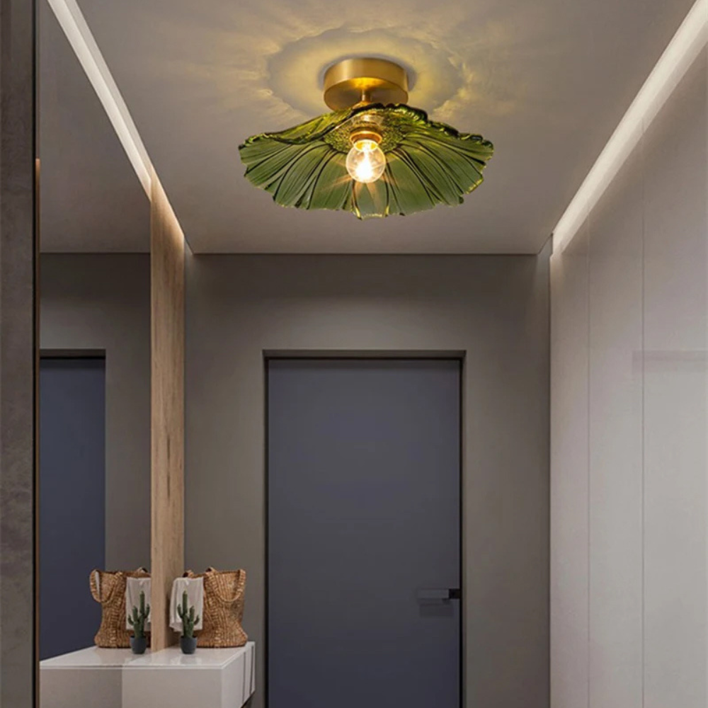 Vintage Pendant Light | Floral Hanging Fixture for Living Room, Bedroom, Dining Area