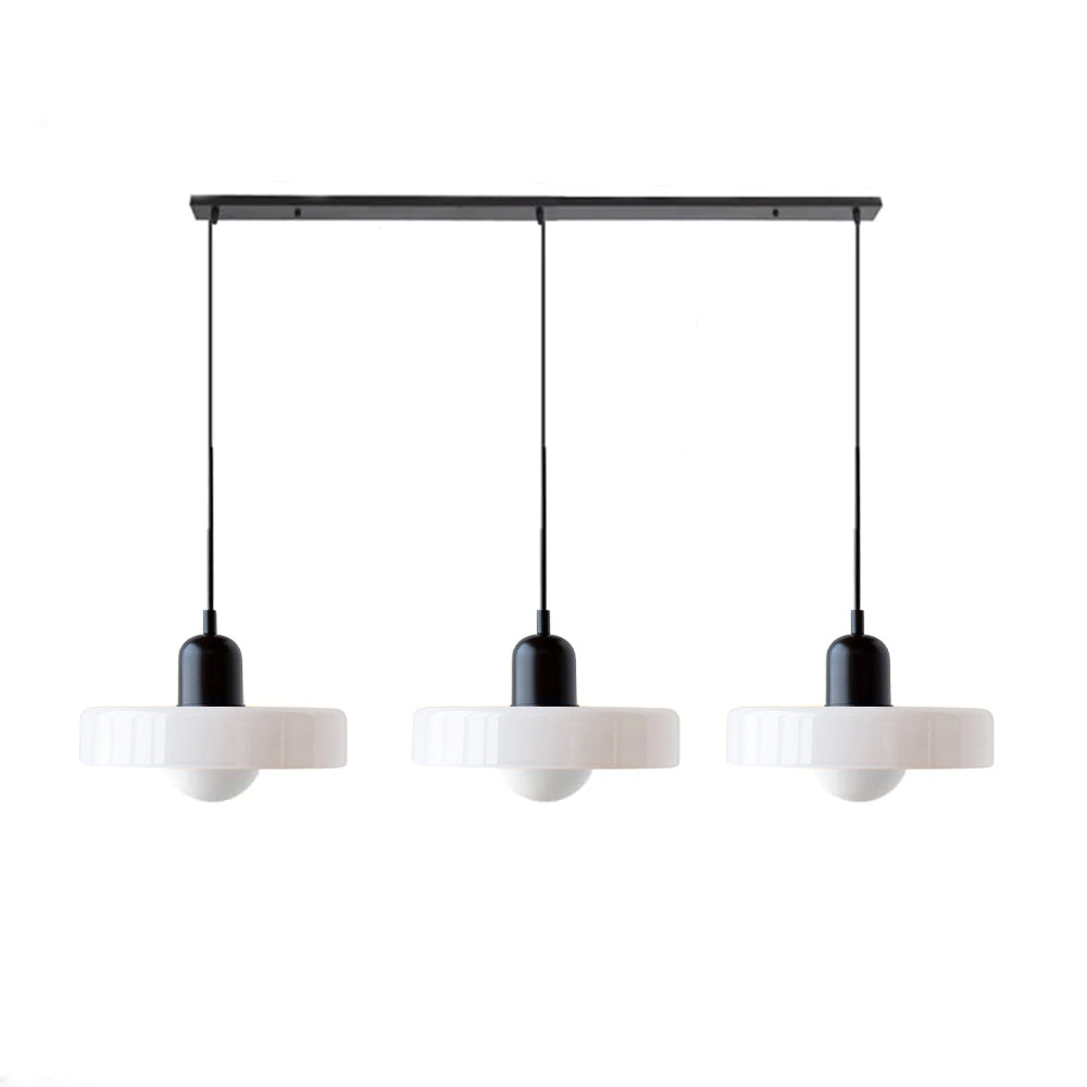 Modern Pendant Light | Triple Glass Ceiling Fixture
