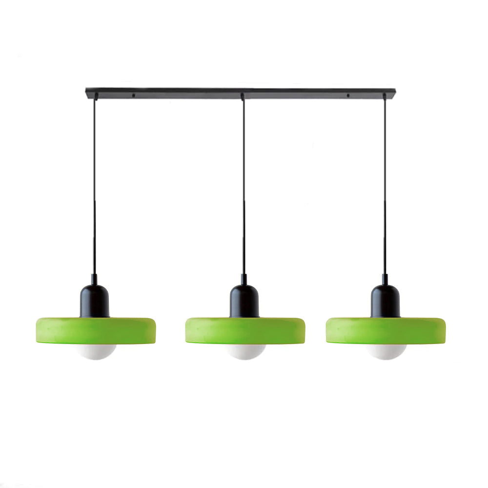 Modern Pendant Light | Triple Glass Ceiling Fixture
