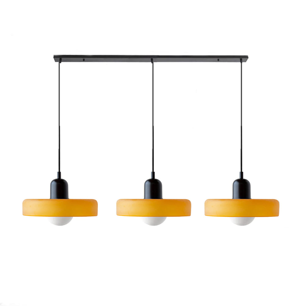 Modern Pendant Light | Triple Glass Ceiling Fixture