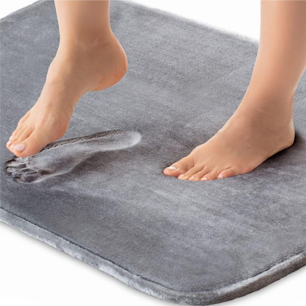 Bathroom Plush Non Slip Bath Mat | Memory Foam Comfort