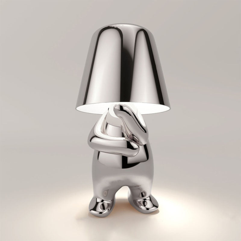 Living Room Modern Sculptural Table Lamp | Abstract Sitting Figure