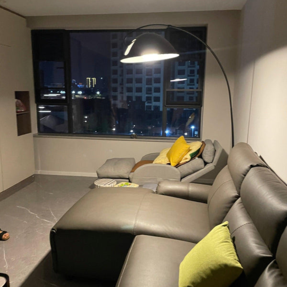 Elegant Curved Floor Lamp | Modern Arched Standing Light