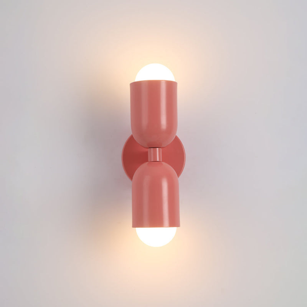 Double Headed Colorful Wall Lamp | Modern Art Inspired Accent Light