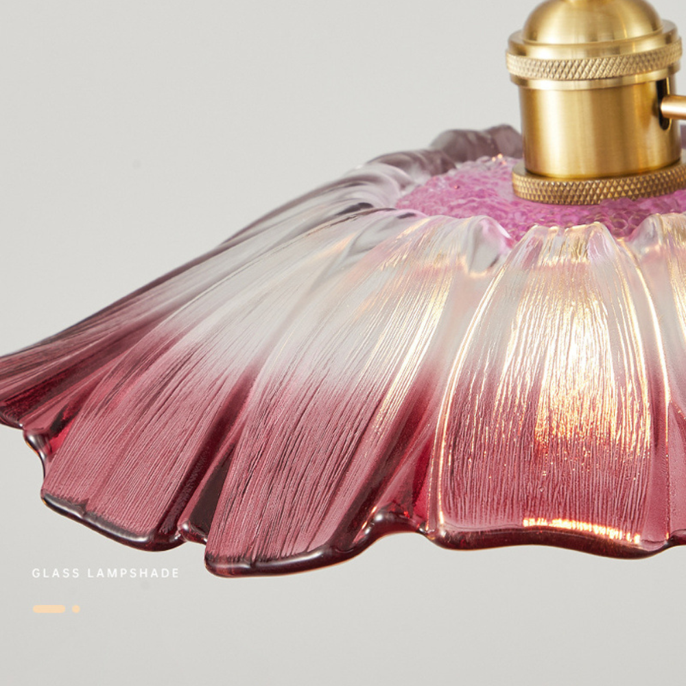 Vintage Pendant Light | Floral Hanging Fixture for Living Room, Bedroom, Dining Area