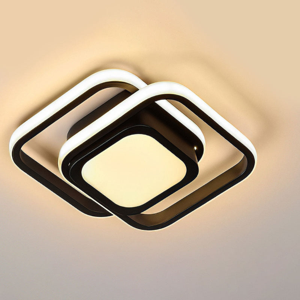 Modern Minimalist Halo Ceiling Light | Soft LED Flush Mount for Elegant Interiors