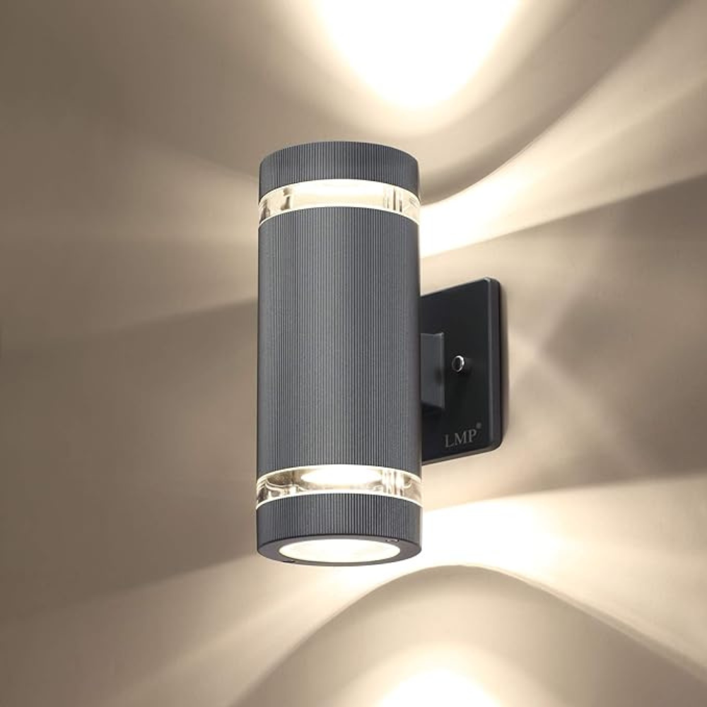 Modern Up Down LED Wall Light | Waterproof Outdoor Sconce for Porch, Garden & Entryway