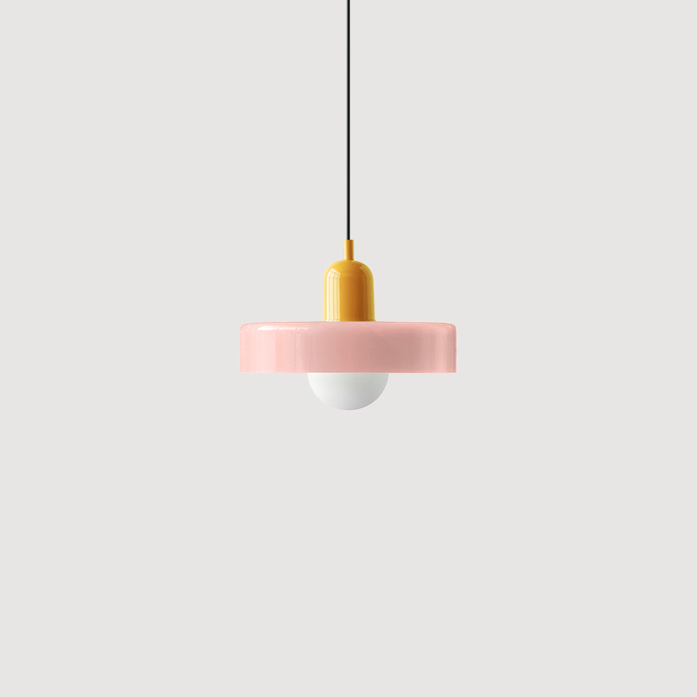 Dining Room Modern Pendant Light | Colorful Bauhaus Glass