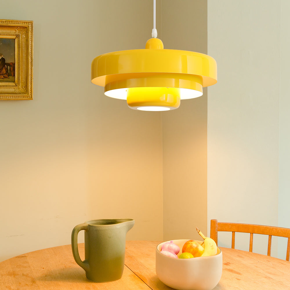 Dining Room Modern Pendant Light | Mid-Century Round