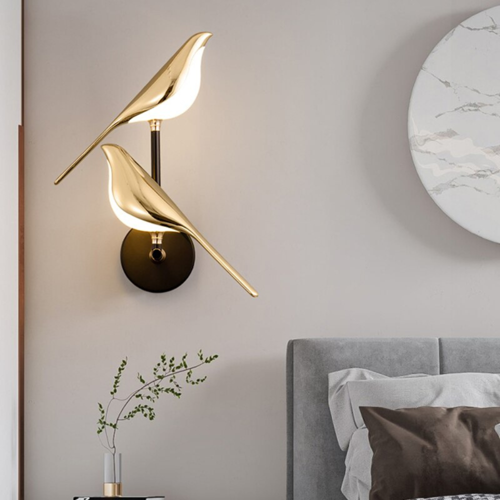 Living Room Elegant Wall Lamp | Modern Bird Design