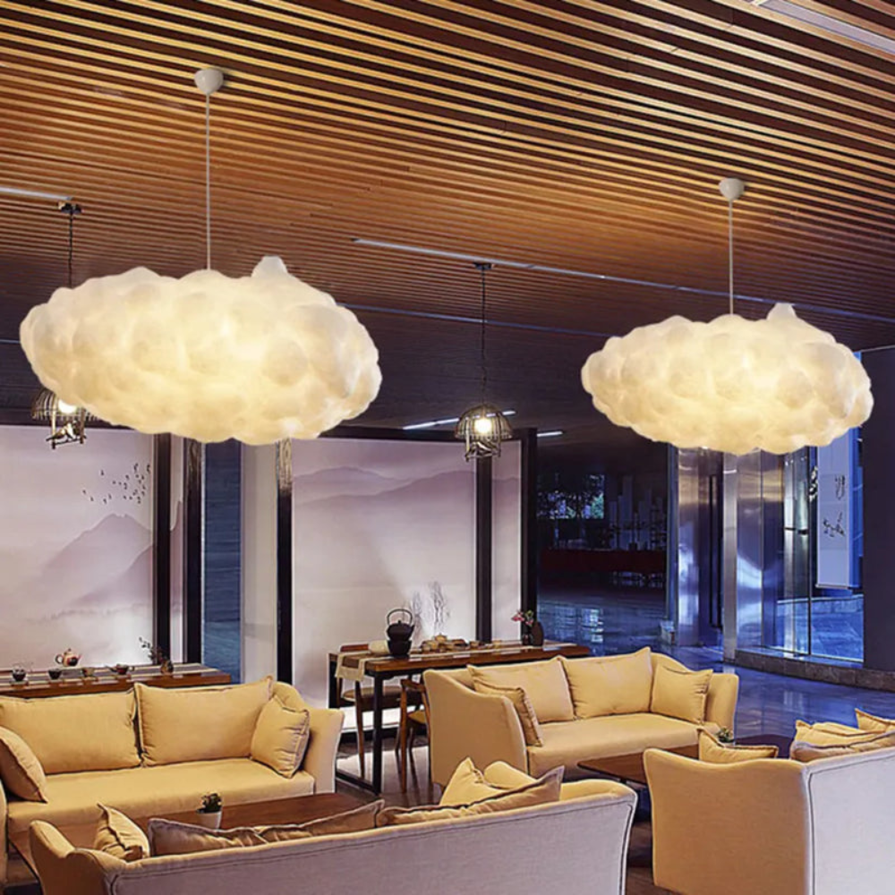 Modern Cloud-Inspired Pendant Light | Soft Ambient Ceiling Lighting for Home Interiors