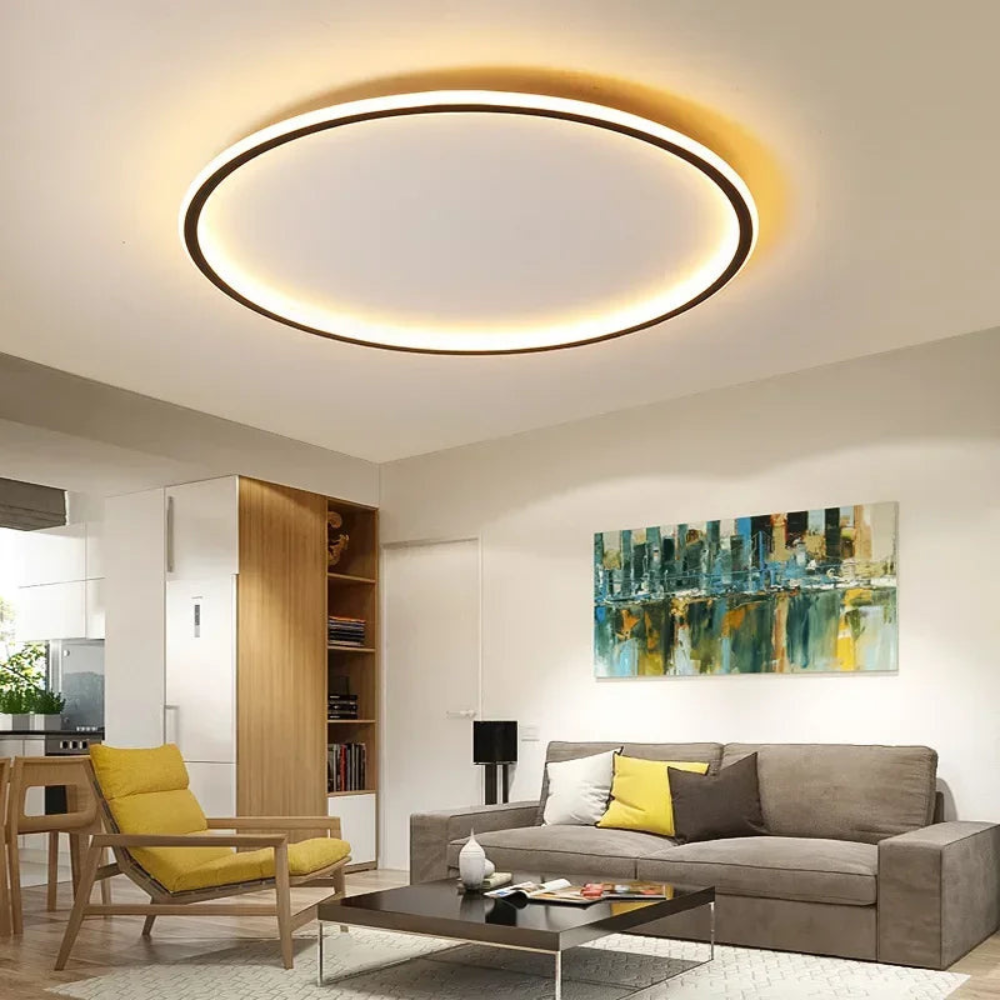 Living Room Modern Flush Mount Ceiling Light | LED Fixture