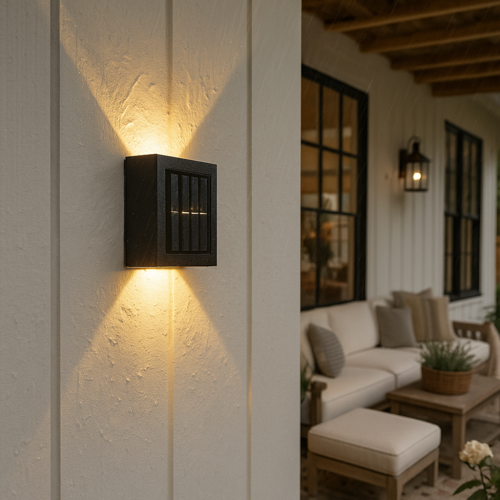 Garden Solar LED Wall Lights | Automatic Outdoor Lighting