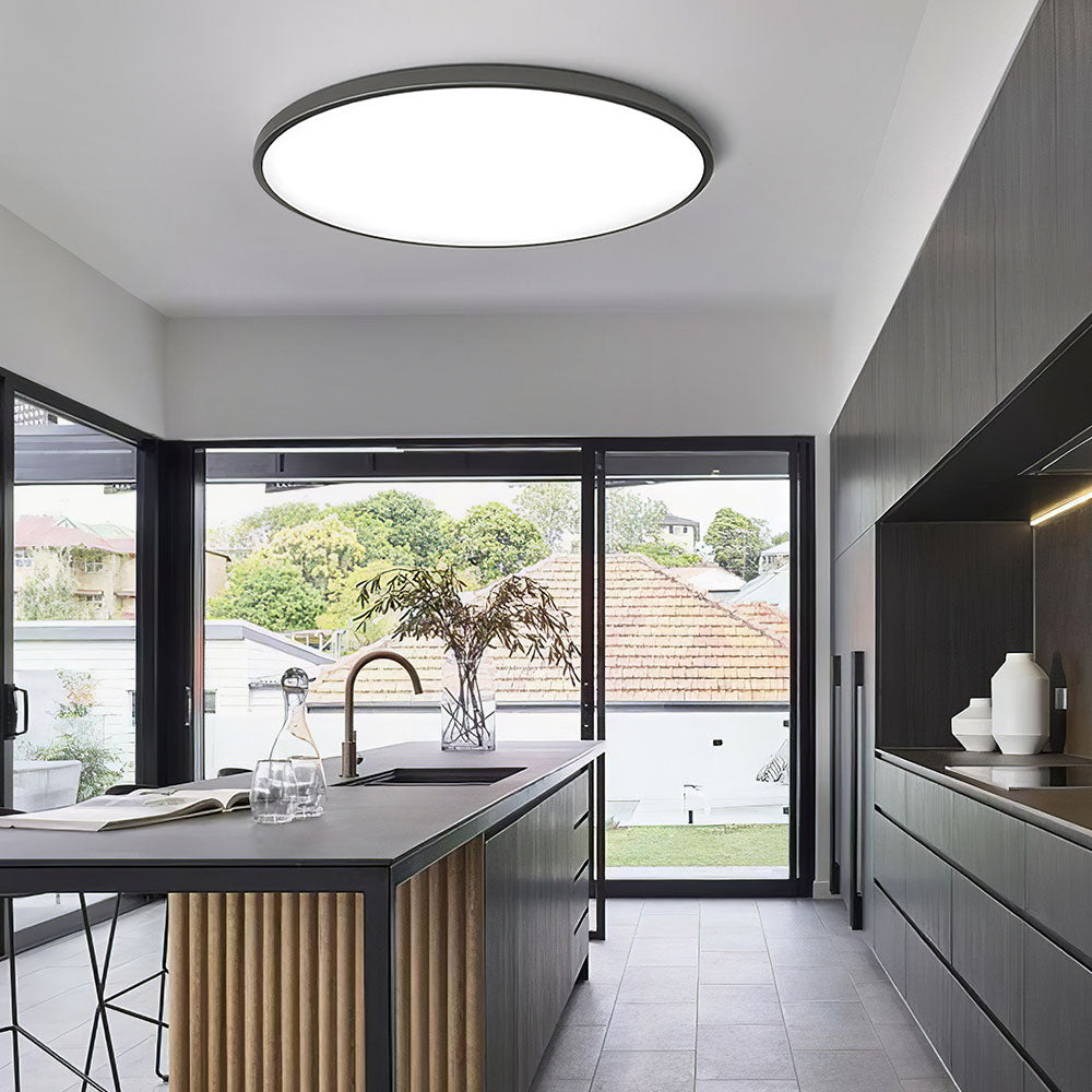 Bedroom Minimalist Ceiling Light | Round LED Flush