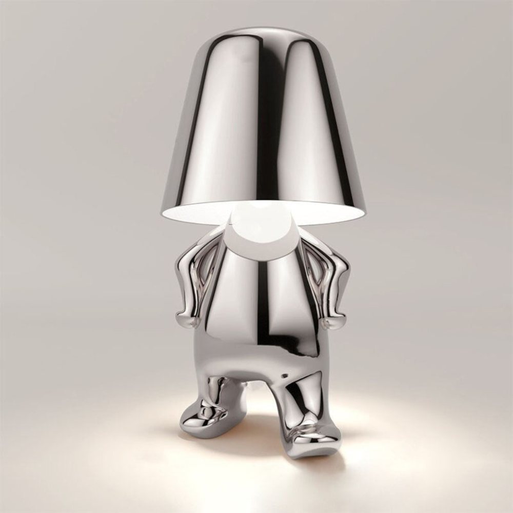 Living Room Modern Sculptural Table Lamp | Abstract Sitting Figure